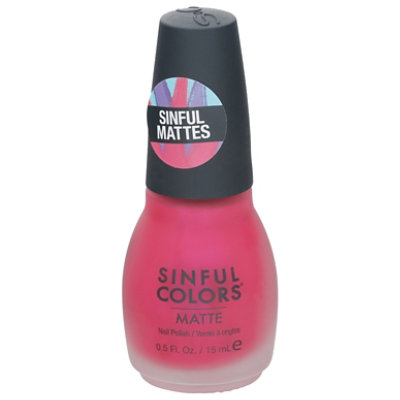 Sinful Sinful Nail Matte Lets Flamngl - 0.5 FZ