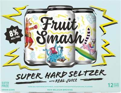 Fruit Smash Super Hard Seltzer In Cans - 12-12 Fl. Oz. - Image 6