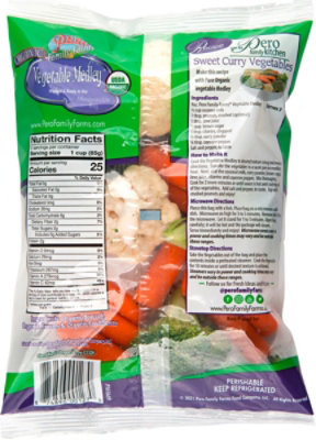 Pero Vegetable Medley Organic - 9 OZ - Image 6