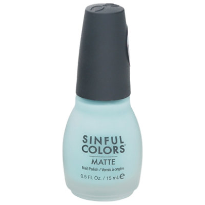 Sinful Sinful Nail Matte State-mint - 0.5 FZ