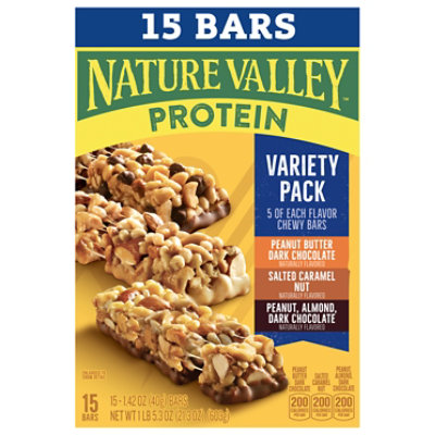 Nature Valley Protein Variety Pack Chewy Bars 15 Count - 21.3 Oz - Image 3