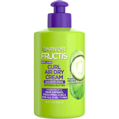 Garnier Fructis Curl Nourish Sulfate-Free Air Dry Butter Cream Leave-In - 10.2 Fl. Oz. - Image 1