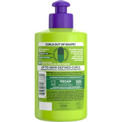 Garnier Fructis Curl Nourish Sulfate-Free Air Dry Butter Cream Leave-In - 10.2 Fl. Oz. - Image 3