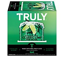 Truly Classic Lime Margarita Style Hard Seltzer In Cans - 6-12 Fl. Oz.