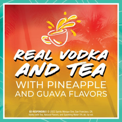 SVEDKA Tropics Pineapple Guava Vodka Tea Spritz Canned Cocktail 5% ABV Cans - 355 Ml - Image 3