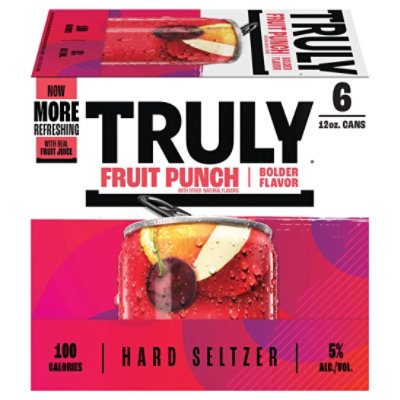 Truly Hard Seltzer Fruit Punch In Cans - 6-12 Fl. Oz. - Image 3