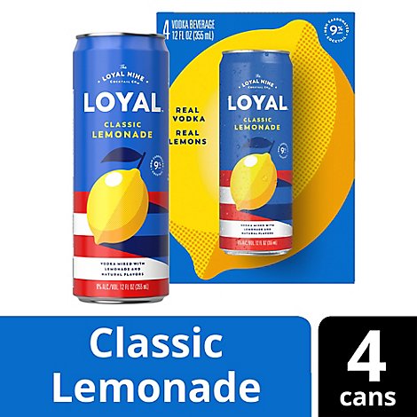 Loyal Nine Lemonade Cocktail - 4-12 Fl. Oz.