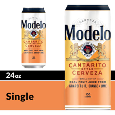 Modelo Cantarito Style Cerveza Mexican Lager Import Beer % ABV - 24 Fl.  Oz. - Carrs