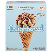 Caramel Fudge Sundae Cones - 3-4 Fl. Oz. - Image 3