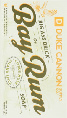 Duke Cannon Big Ass Brick Soap Bay Rum - 10OZ - Image 5
