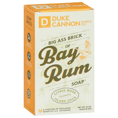 Duke Cannon Supply Co. Soap, Bay Rum - 10 oz