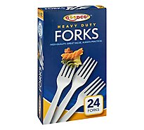 Good Co Plastic Cutlery Forks - 24 CT