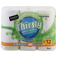 Signature Select Paper Towel Thirsty Strong Vari-a Size - 6 RL - Image 3