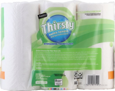 Signature SELECT Paper Towel Thirsty Strong Vari-a Size - 6 Roll - Image 4