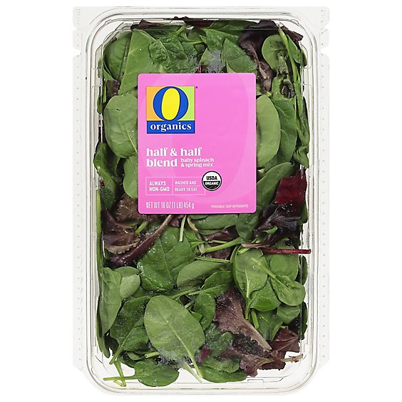 O Organics Half & Half Salad Blend - 16 OZ