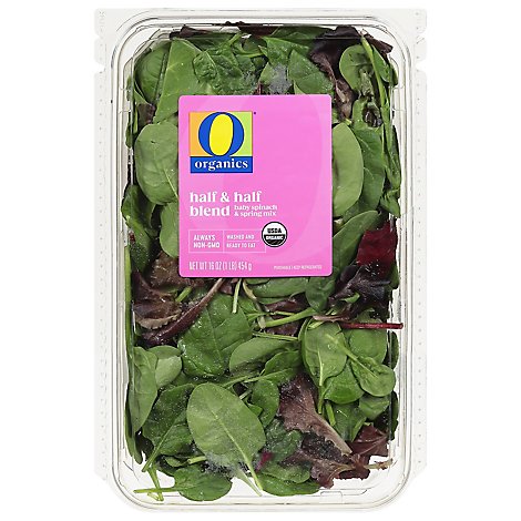 O Organics Half & Half Salad Blend - 16 OZ