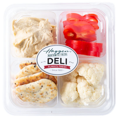 Haggen Hummus Veggie Naan Sampler - Made Right Here Always Fresh - Ea. - Image 1