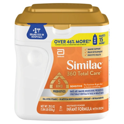 Similac 3tc Sensitive 29.5oz Pwd 4ct - 29.5 OZ