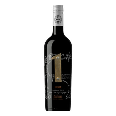 Antigal Uno Made With Organic Grapes Malbec Argentine Red Wine - 750 Ml - Image 1