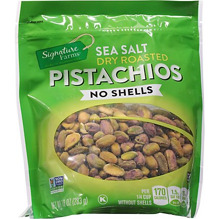 Signature Farms Roasted And Salted Shelled Pistachios Shipper - 10 OZ - Image 2