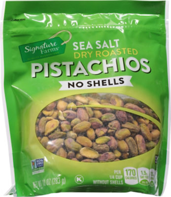 Signature Select/Farms Roasted And Salted Shelled Pistachios - 10 Oz - Image 2