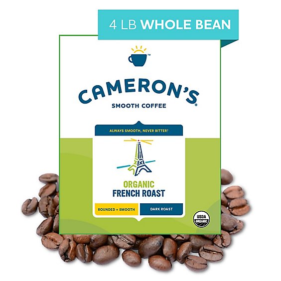 Cameron's Organic French Roast Coffee - 1 Lb