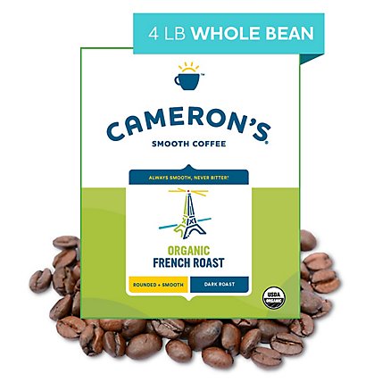 Cameron's Organic French Roast Coffee - 1 Lb - Image 1