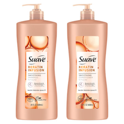 Suave Shampoo/conditioner Keratin Smooth 2 18 Oz. - 2 - 18OZ - Image 2