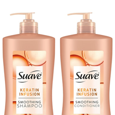 Suave Shampoo/conditioner Keratin Smooth 2 18 Oz. - 2 - 18OZ - Image 1