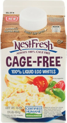 Nestfresh Cage Free Hfac 100% Liquid Egg Whites 16 Oz - 16 OZ - Image 2