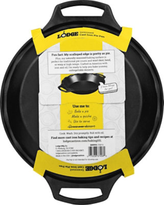 Lodge 9.5  Cast Iron Pie Pan - EA - Image 4