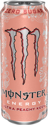 Monster Energy Ultra Peachy Keen - 12-16 Fl. Oz. - Image 1