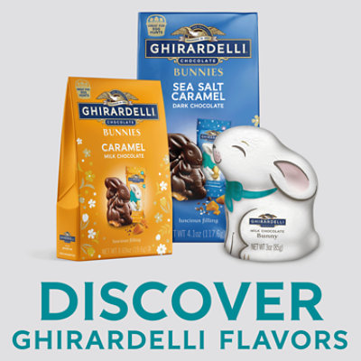 Ghirardelli Milk Chocolate Caramel Bunnies Bag - 0.69 Oz - Image 2