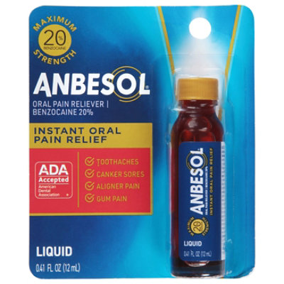 Anbesol Liquid Valu Pack Max Strength - .41 OZ - Jewel-Osco