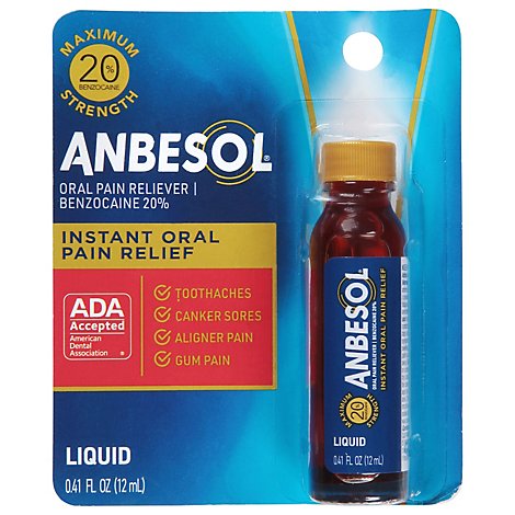 Anbesol Liquid Valu Pack Max Strength - .41 OZ