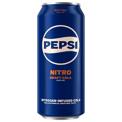 Pepsi Nitro Draft Cola 16 Fluid Ounce Can - 16 FZ