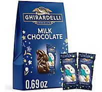 Ghirardelli Milk Chocolate Bunnies Bag - 0.69 Oz