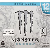 Monster Energy Zero Ultra Sugar Free Energy Drink - 6-12 FL. Oz. - Image 6