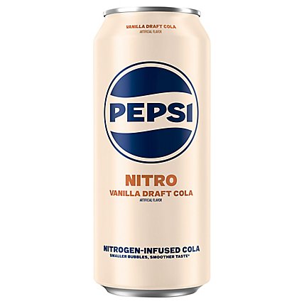 Pepsi Soda Nitro Draft Vanilla Cola - 13.65 FZ - Image 2