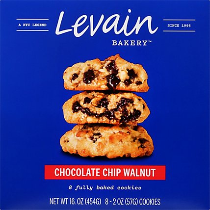 Levain Drk Choc Chip Wlnt Cookies - 16 OZ - Image 2