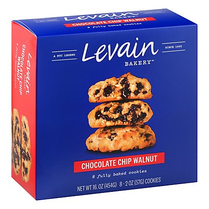 Levain Drk Choc Chip Wlnt Cookies - 16 OZ - Image 1