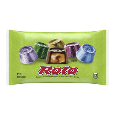Rolo Rich Chocolate Caramels Easter Candy Bag - 9.9 Oz - Image 1