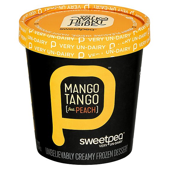 Sweet Pea Ice Cream Mango Peach - 16 OZ
