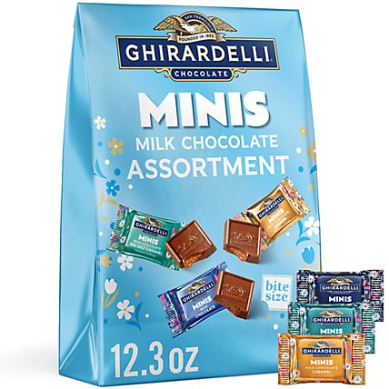 Ghirardelli Bite Size Minis Milk Chocolate Assortment 12.3 Oz - Image 1
