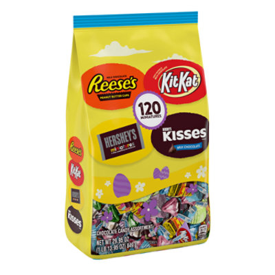Reese's KIT KAT And HERSHEY'S Chocolate Assortment Treats Bulk Variety Bag - 29.95 Oz