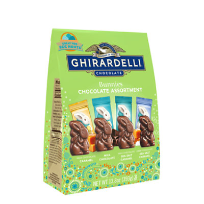 Ghirardeli Premium Chocolate Assorted Bunnies Xl - 13.8 Oz