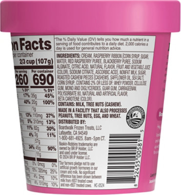 Baskin Robbins Baseball Nut Ice Cream - 14 Oz - Image 5