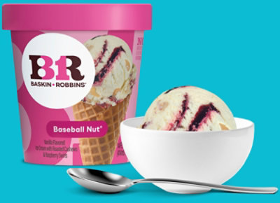 Baskin Robbins Baseball Nut Ice Cream - 14 Oz - Image 5