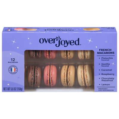 Overjoyed/SIGNATURE RESEAVE Assorted French Macarons - 12 Each - Image 1