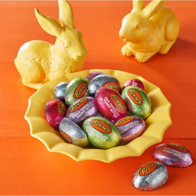 Reeses Milk Chocolate Peanut Butter Creme Eggs Easter Candy Bag - 9.1 Oz - Image 4